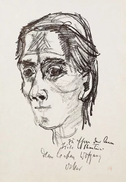 Oskar Kokoschka — Selbstbildnis 1921