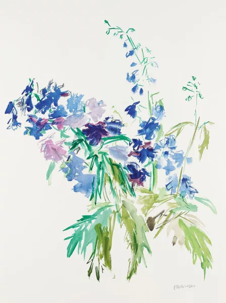 Oskar Kokoschka — Delphinium