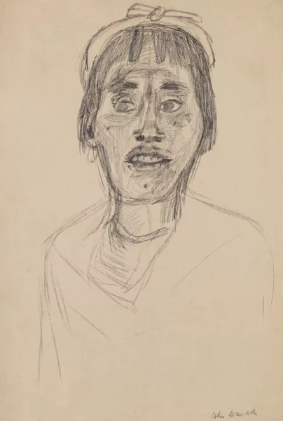 Oskar Kokoschka — Mädchenporträt