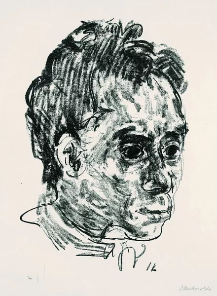 Oskar Kokoschka — Walter Hasenclever (Kopf nach rechts)