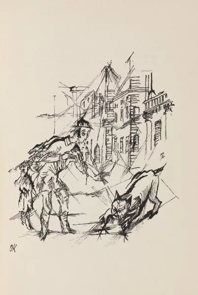 Oskar Kokoschka — Konvolut. 2 Teile.