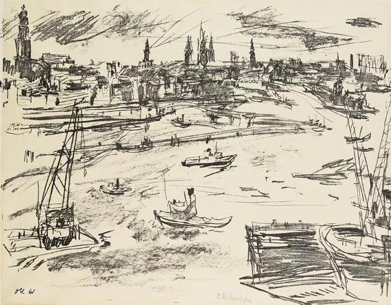 Oskar Kokoschka — Hamburger Hafen