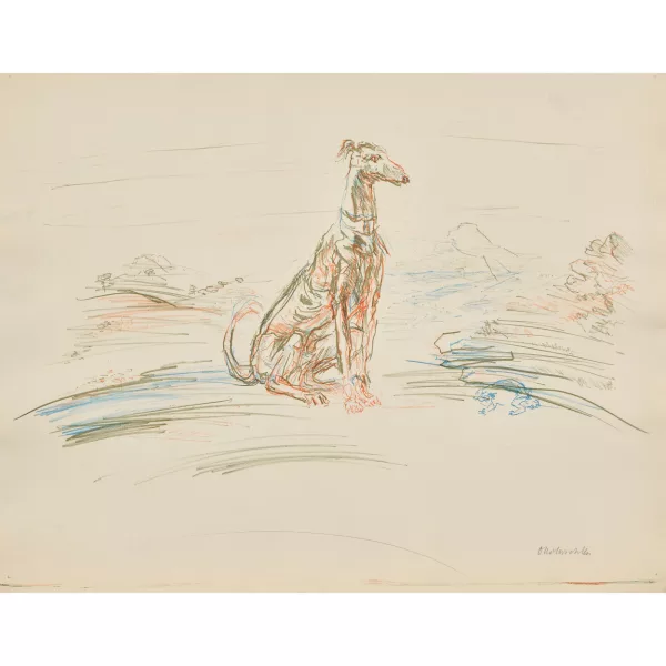 Oskar Kokoschka — "Windhund".