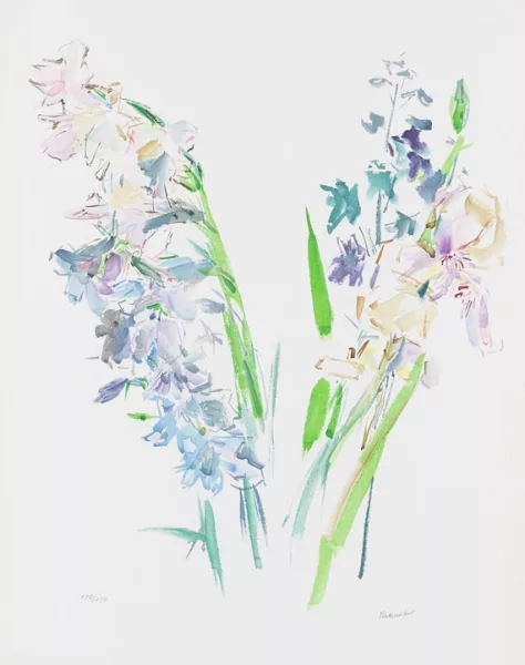 Oskar Kokoschka — Lilien und Rittersporn