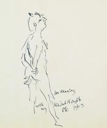 Oskar Kokoschka — Schreitender Mann