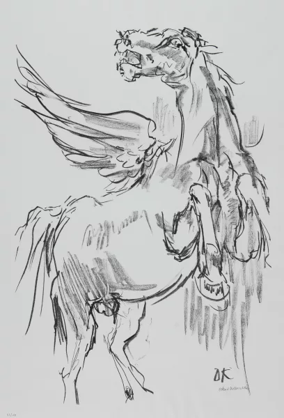 Oskar Kokoschka — Pegasus, 1966