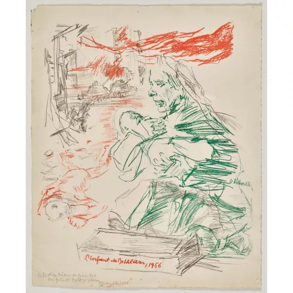 Oskar Kokoschka — "L'enfant de Bethléem".