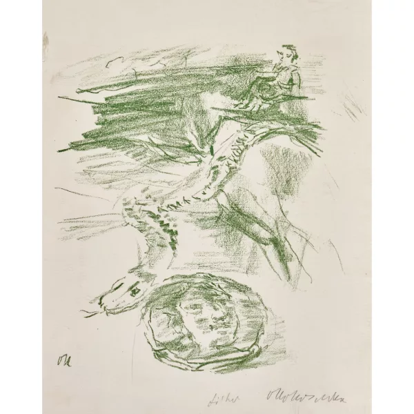 Oskar Kokoschka — "Schlange".