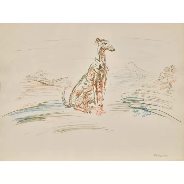 Oskar Kokoschka — "Windhund".