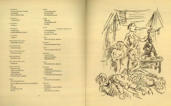 Oskar Kokoschka — Egk, Werner: Irische Legende. 1955