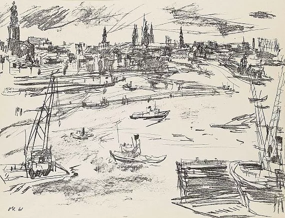 Oskar Kokoschka — Hamburger Hafen