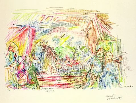 Oskar Kokoschka — 10 Bll. in: Comenius - Figuren und Szenen des Dramas
