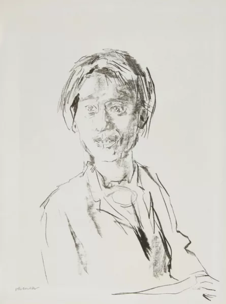 Oskar Kokoschka — Monique II, 1977