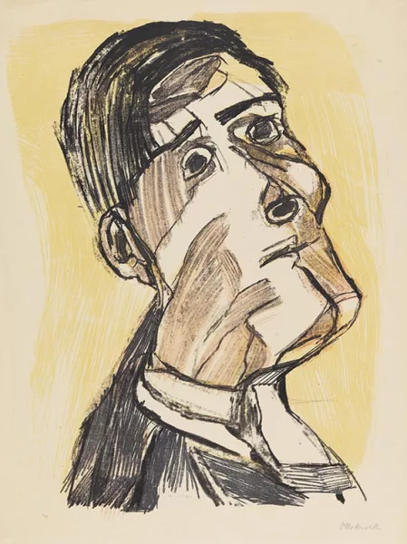 Oskar Kokoschka — Selbstbildnis von zwei Seiten