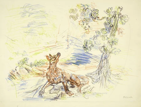 Oskar Kokoschka — Der Fuchs und die sauren Trauben — Galerie Kornfeld