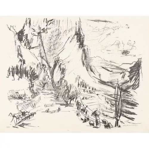 Oskar Kokoschka — Delphi, Katalanische Quelle.