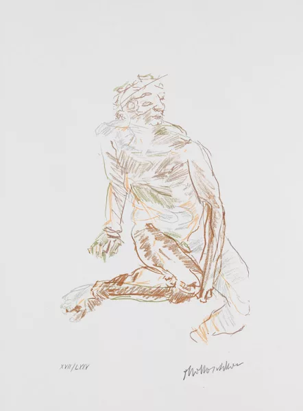 Oskar Kokoschka — Florentine sketchbook. 1972