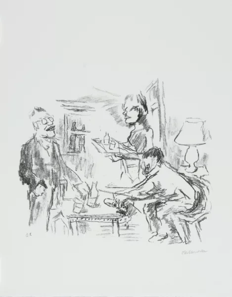 Oskar Kokoschka — Glahns Besuch bei Edvarda und ihrem Vater, aus "Pan", 1978