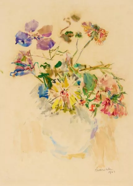 Oskar Kokoschka — Blumenstillleben