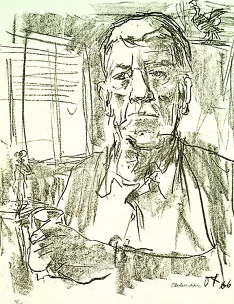 Oskar Kokoschka — Selbstbildnis