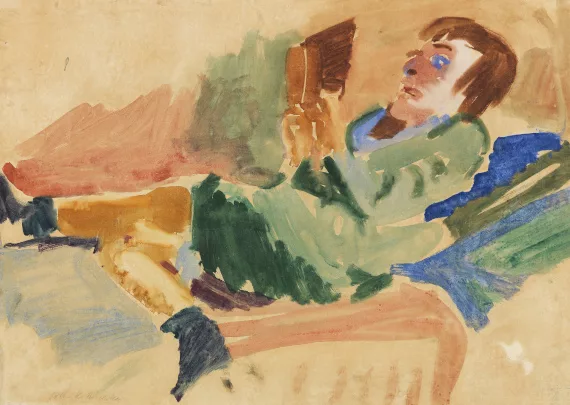 Oskar Kokoschka — Lesende