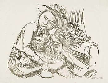 Oskar Kokoschka — Trudl mit Strohhut