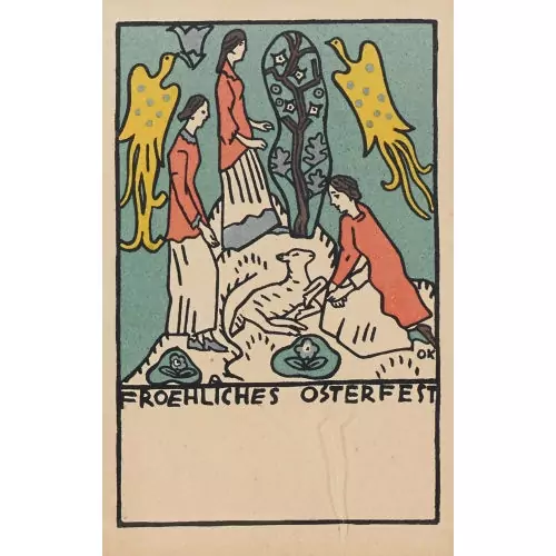 "Das Mädchen, Lamm und Paradiesvögel"