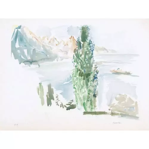 "Genfersee Landschaft"