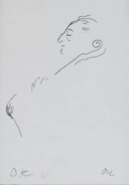 Oskar Kokoschka — Le violoncelliste Pierre Fournier