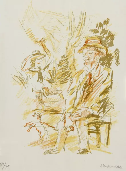 Oskar Kokoschka — Erlebnis in Neapel, 1960