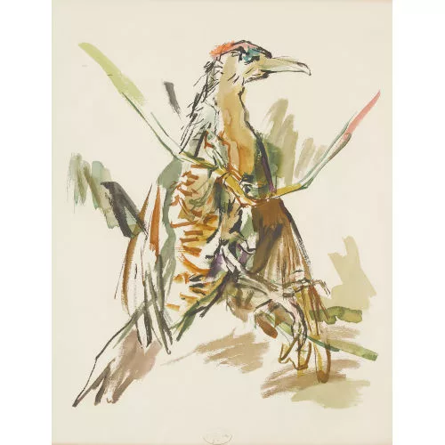 Oskar Kokoschka — "Der Specht".