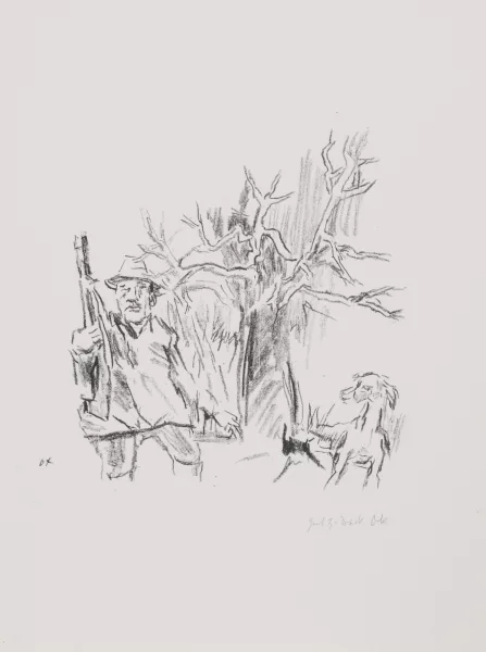 Oskar Kokoschka — Mappe. Pan, Motive des gleichnamigen Romans von Knut Hamsun, 1975/76