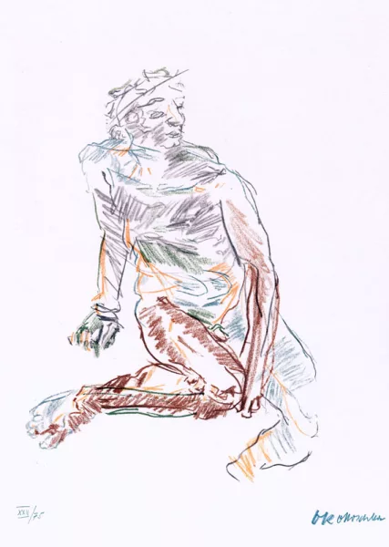 Oskar Kokoschka — Florentiner Skizzenbuch. 1972.