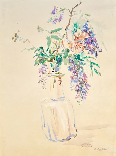 Oskar Kokoschka — Blumenstillleben, 1961