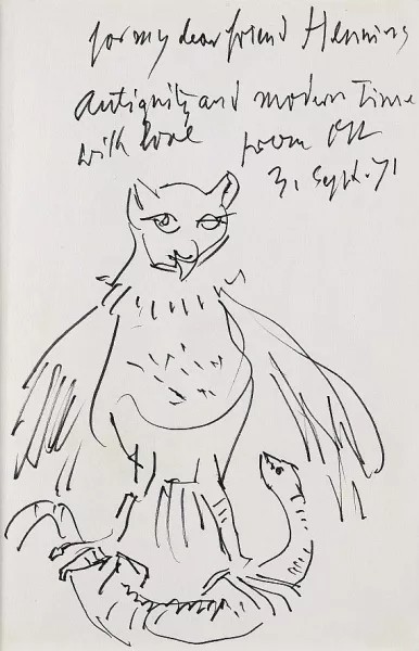 Oskar Kokoschka — Eule