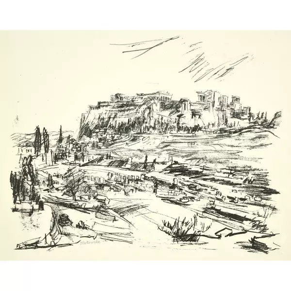 Oskar Kokoschka — Hellas Folge I (Kassette) komplett - Folge II (Kassette) inkomplett. London, Marlborough, 1964 — Galerie Kornfeld