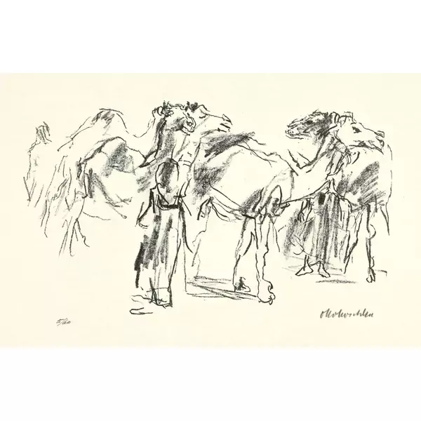 Oskar Kokoschka — Marrakesch Folge von 18 Blatt Lithographien. London, Marlborough, 1966 — Galerie Kornfeld