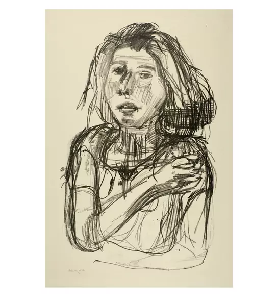 Oskar Kokoschka — Ruth III — Galerie Kornfeld