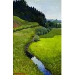Landschaft mit Bach