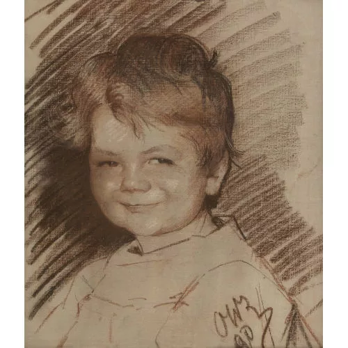 Ottilie W. Roederstein — Porträt eines fünfjähriges Kindes.