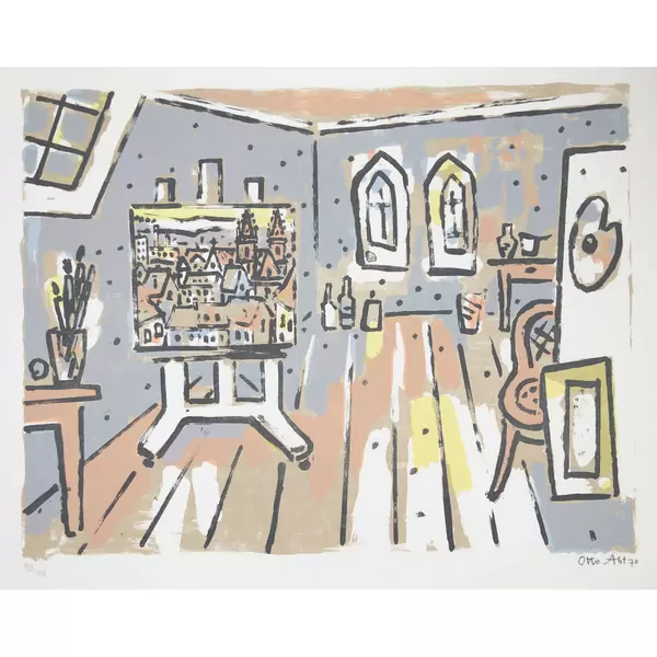Surrealistisches Interieur