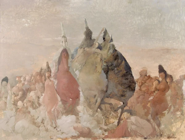 Otto Bachmann — Die drei magischen Reiter, 1968