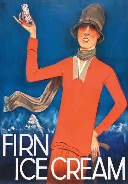 Otto Baumberger — FIRN ICE CREAM, 1926