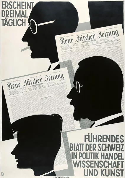 Otto Baumberger — Neue Zürcher Zeitung - erscheint dreimal täglich NZZ, 1928