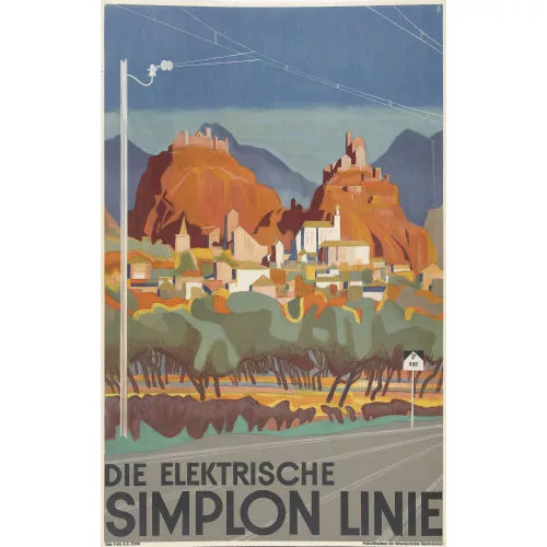 Otto Baumberger — "Die elektrische Simplonlinie".