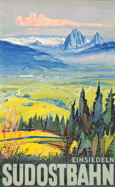 Otto Baumberger — Südostbahn Einsiedeln, 1949