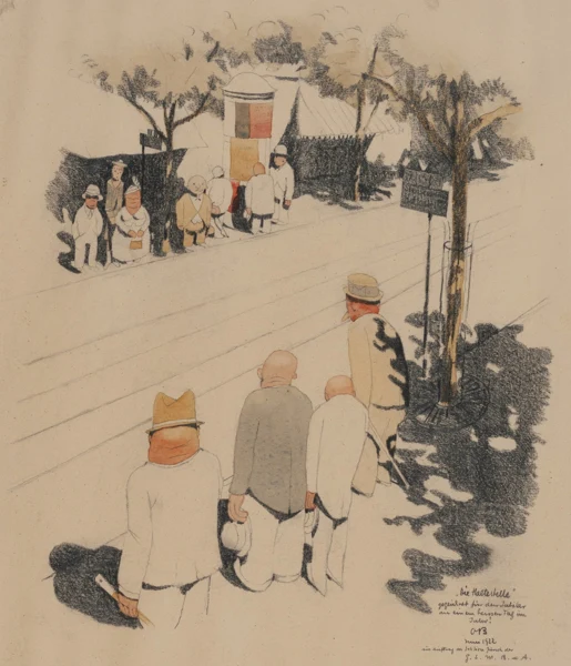 Otto Baumberger — Die Haltestelle, 1922