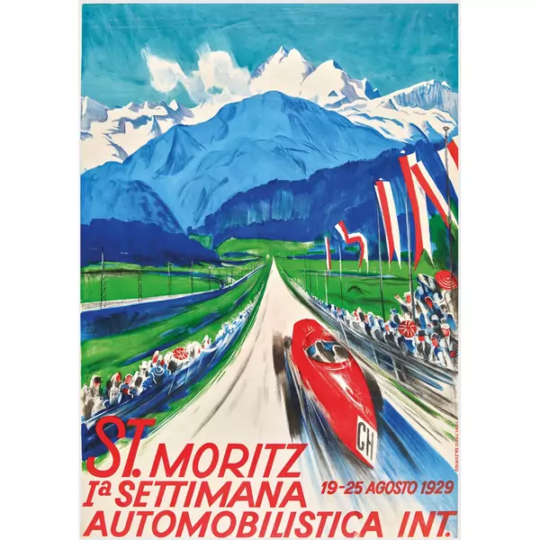 "St. Moritz Ia Settimana Automobilistica INT. 1929"