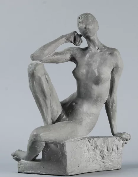 Otto Charles Bänninger — Sitzender weiblicher Akt, 1954/68