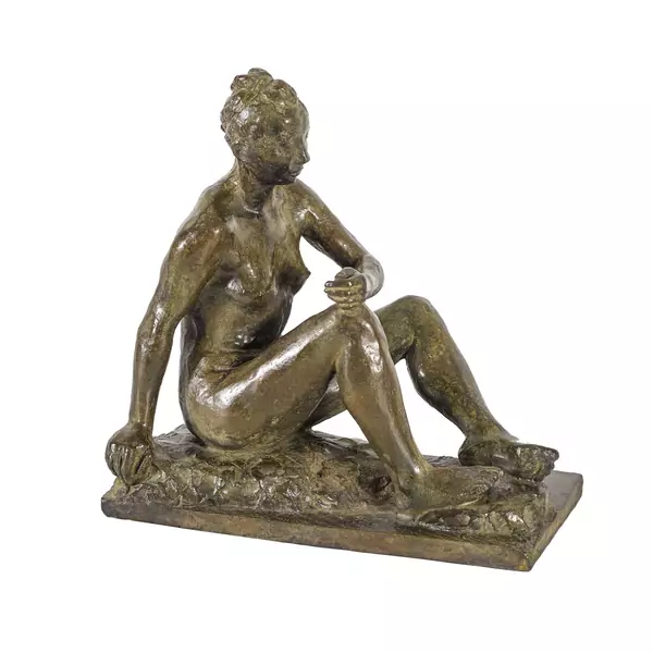 Sitzender weiblicher Akt